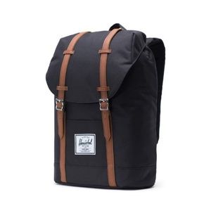 New Herschel Black Retreat Backpack